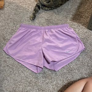 Pink Nike dri-fit shorts